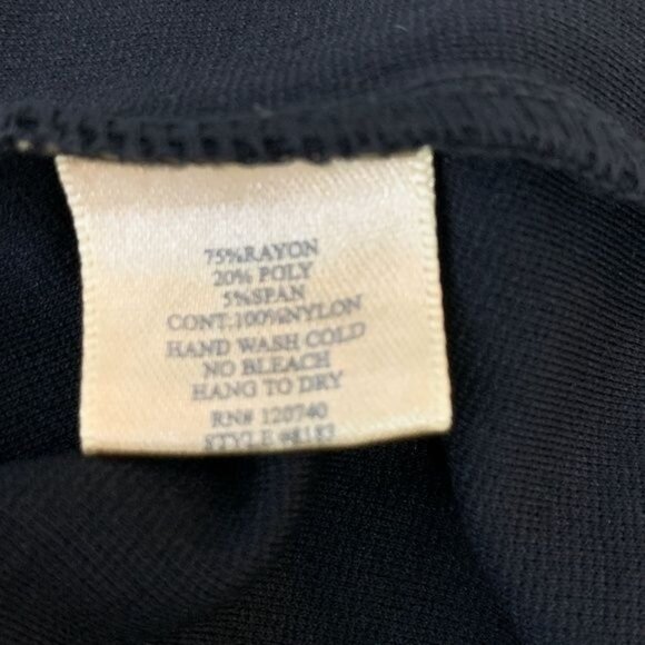 Cisa Dress Womens Sz Medium Mini Sheath Pencil Colorblock Lace Fall Casual Work - Picture 9 of 9